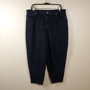 ASOS DESIGN high rise Farleigh slim fit mom jeans in washed black Size 36